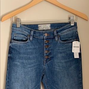 NWT Free People Button-fly Jeans